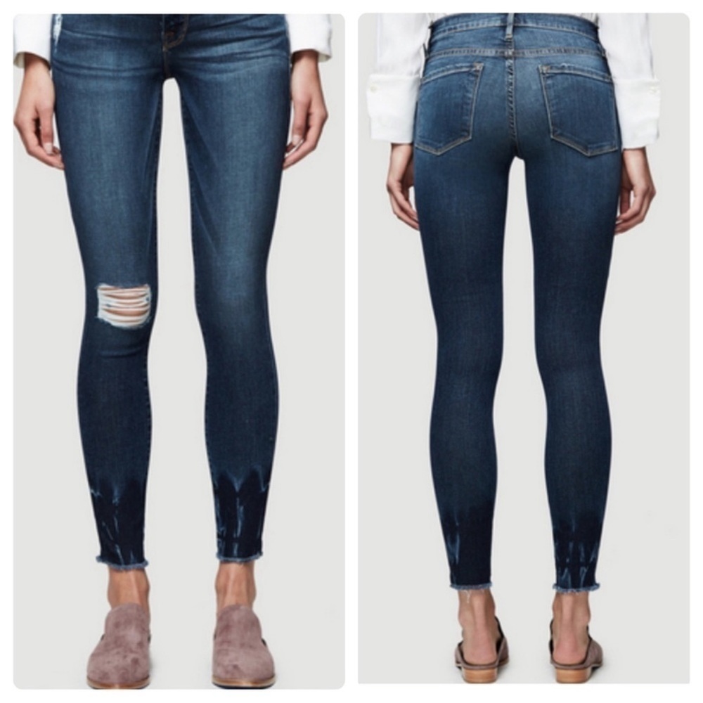 FRAME Le Skinny de Jeanne Crop in Thorpe size 30 - Picture 2 of 11